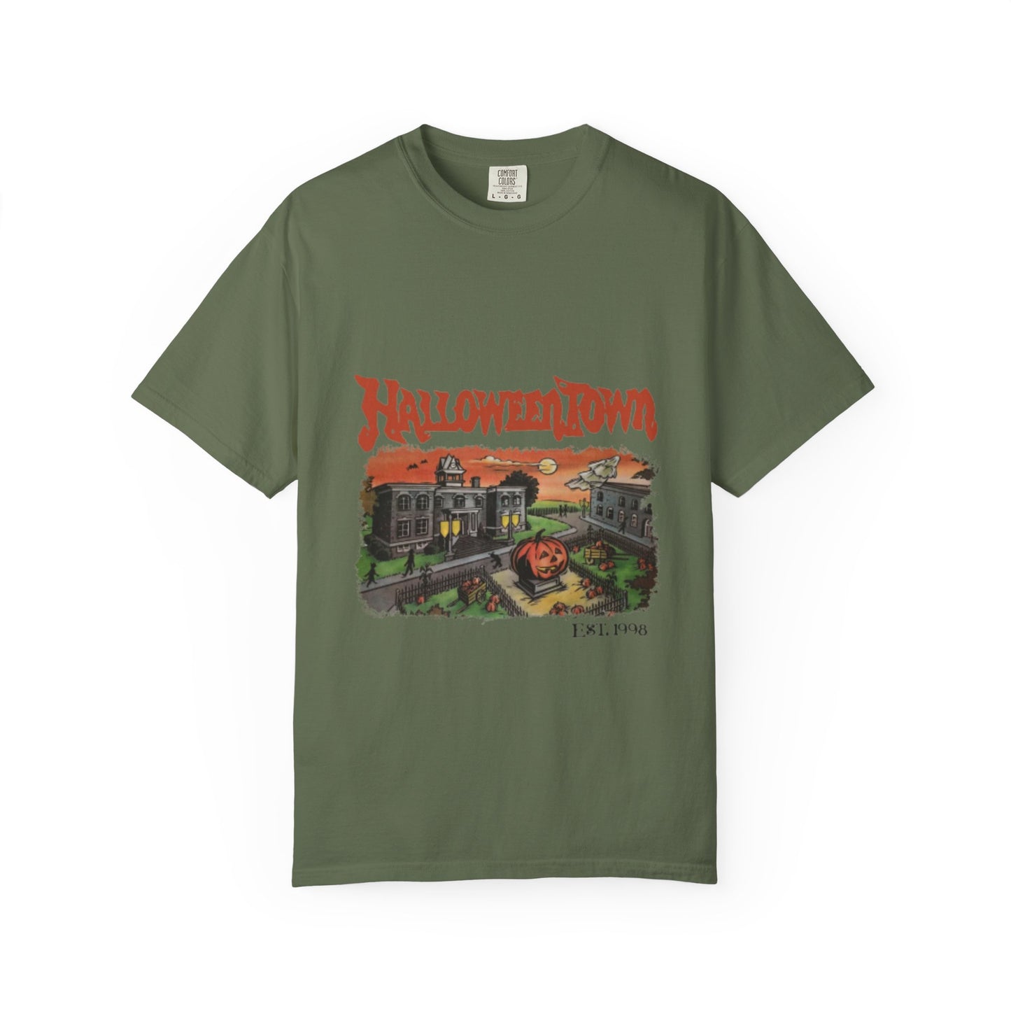 Retro Halloween Town T-Shirt, Spooky Tee, Fall Apparel, Halloween Gift, Casual Wear, Movie Merch