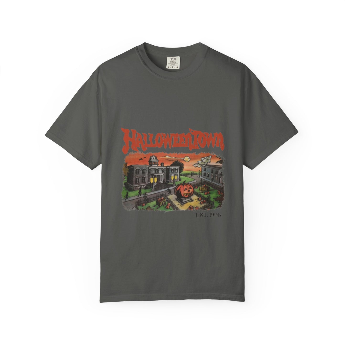 Retro Halloween Town T-Shirt, Spooky Tee, Fall Apparel, Halloween Gift, Casual Wear, Movie Merch