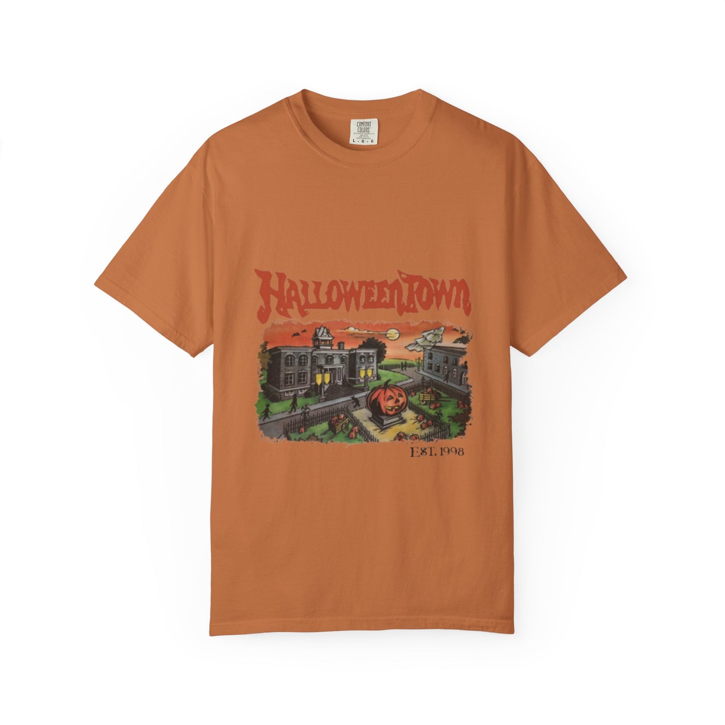 Retro Halloween Town T-Shirt, Spooky Tee, Fall Apparel, Halloween Gift, Casual Wear, Movie Merch
