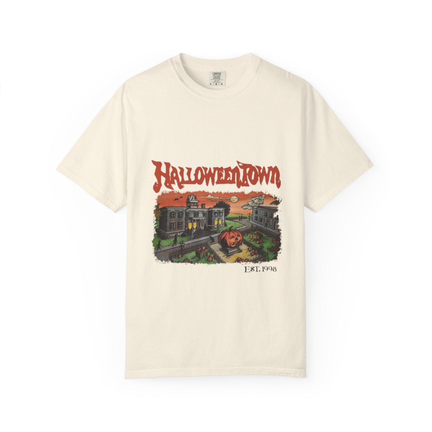 Retro Halloween Town T-Shirt, Spooky Tee, Fall Apparel, Halloween Gift, Casual Wear, Movie Merch