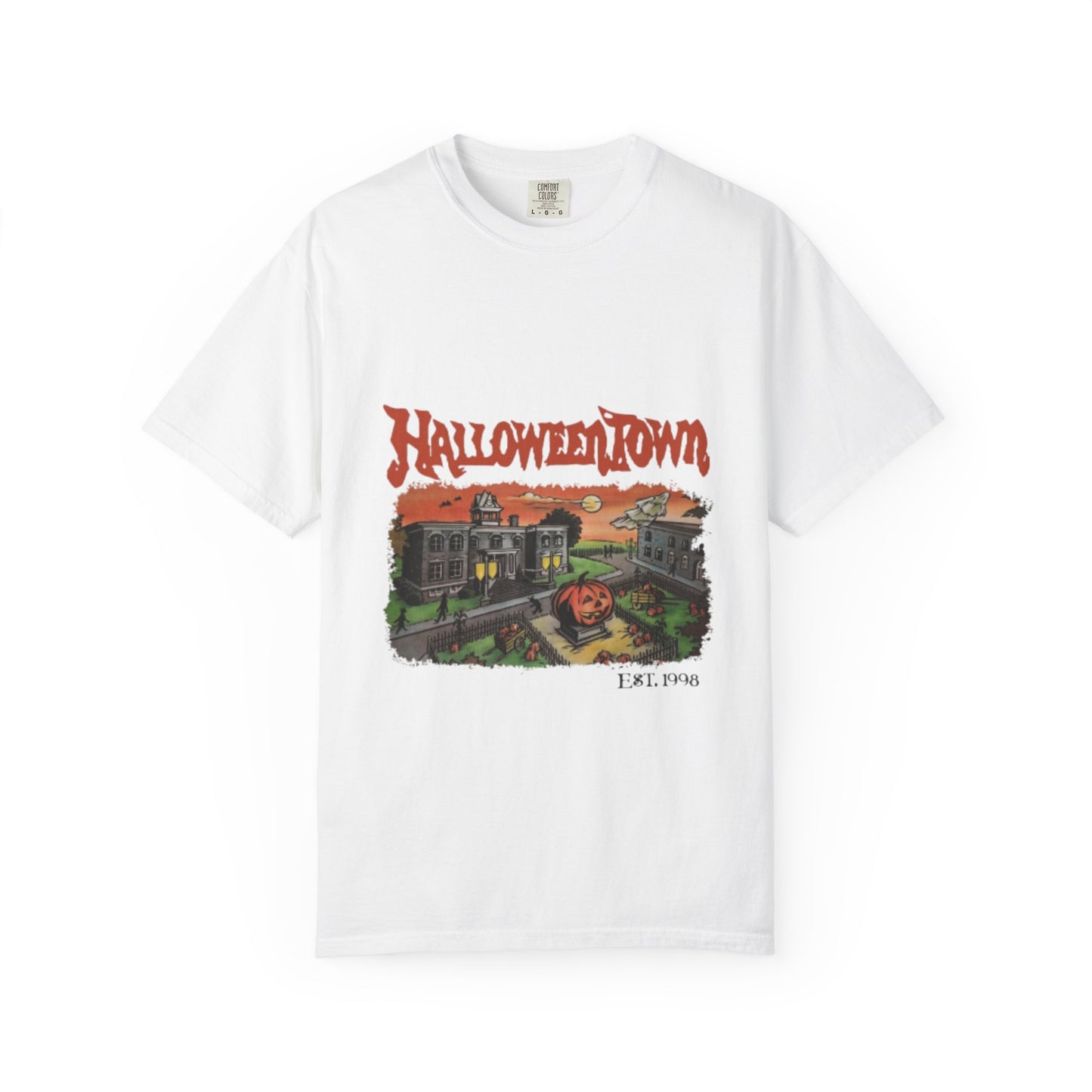 Retro Halloween Town T-Shirt, Spooky Tee, Fall Apparel, Halloween Gift, Casual Wear, Movie Merch