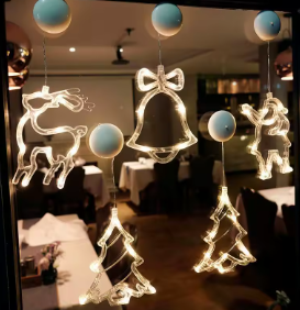 Christmas LED Window Hanging Light