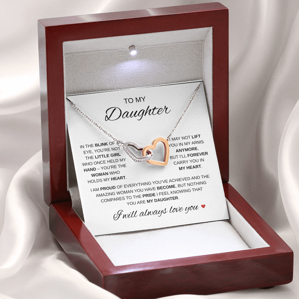 To My Daughter - Amazing Woman Gift Necklace