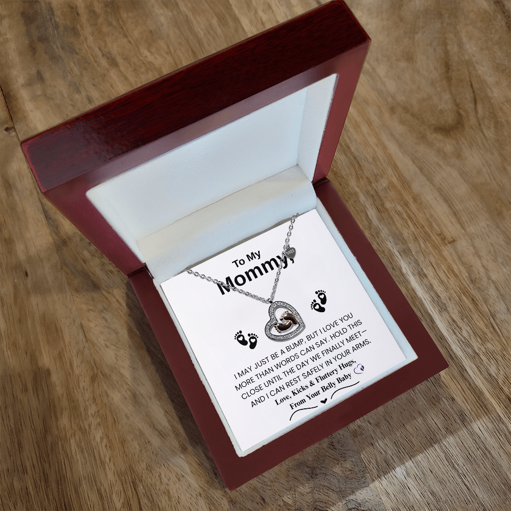 To My Mommy - New Mom Necklace Gift