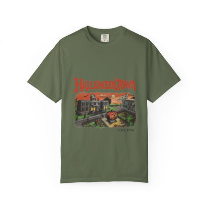 Retro Halloween Town T-Shirt, Spooky Tee, Fall Apparel, Halloween Gift, Casual Wear, Movie Merch
