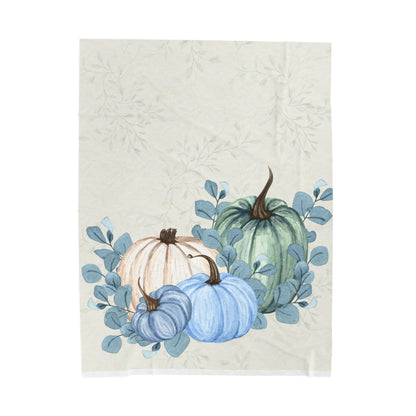 Pumpkin Patch Velveteen Plush Blanket - Cozy Fall Decor, Halloween Gifts, Soft Throw for Home, Autumn Vibes, Snuggle Up Blanket