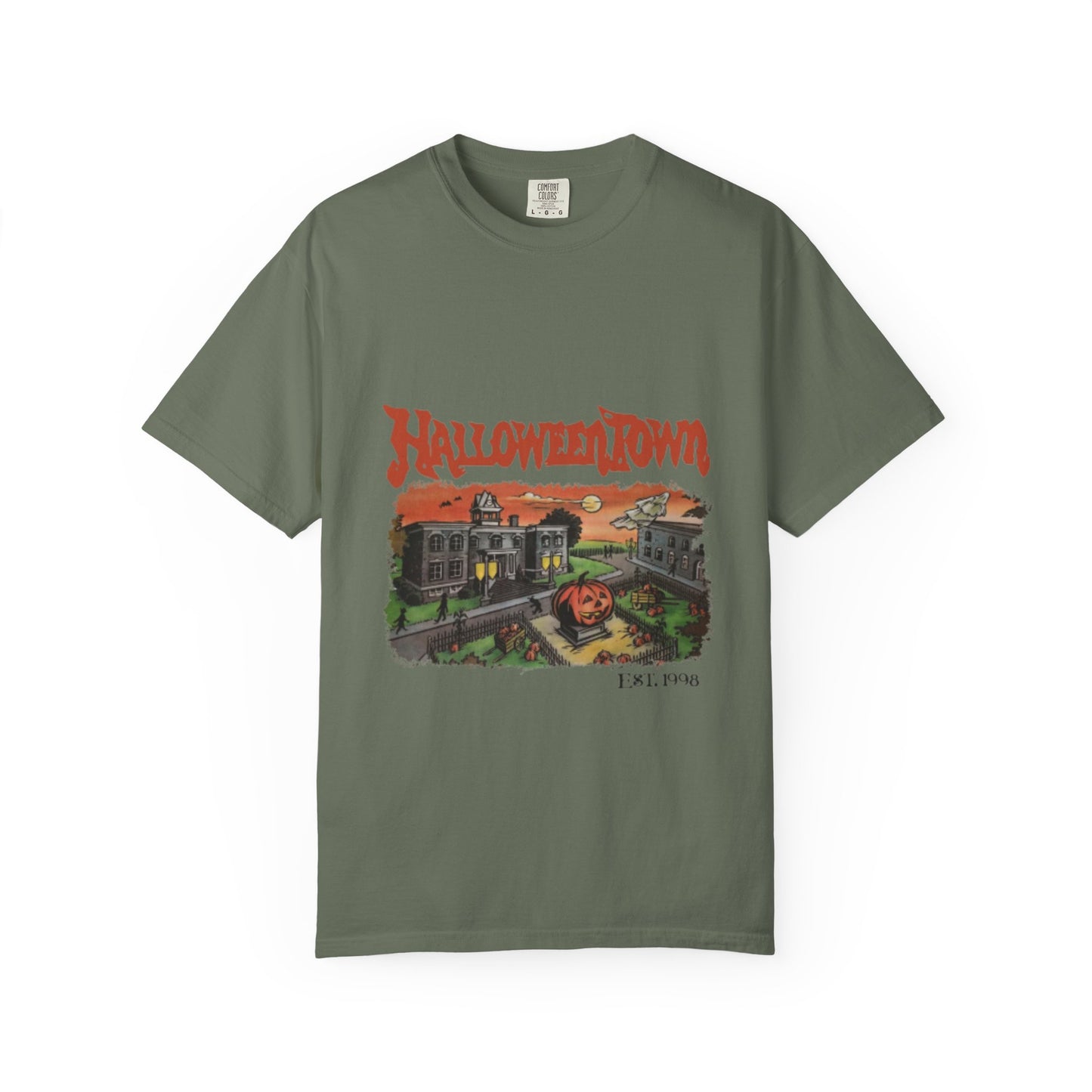 Retro Halloween Town T-Shirt, Spooky Tee, Fall Apparel, Halloween Gift, Casual Wear, Movie Merch