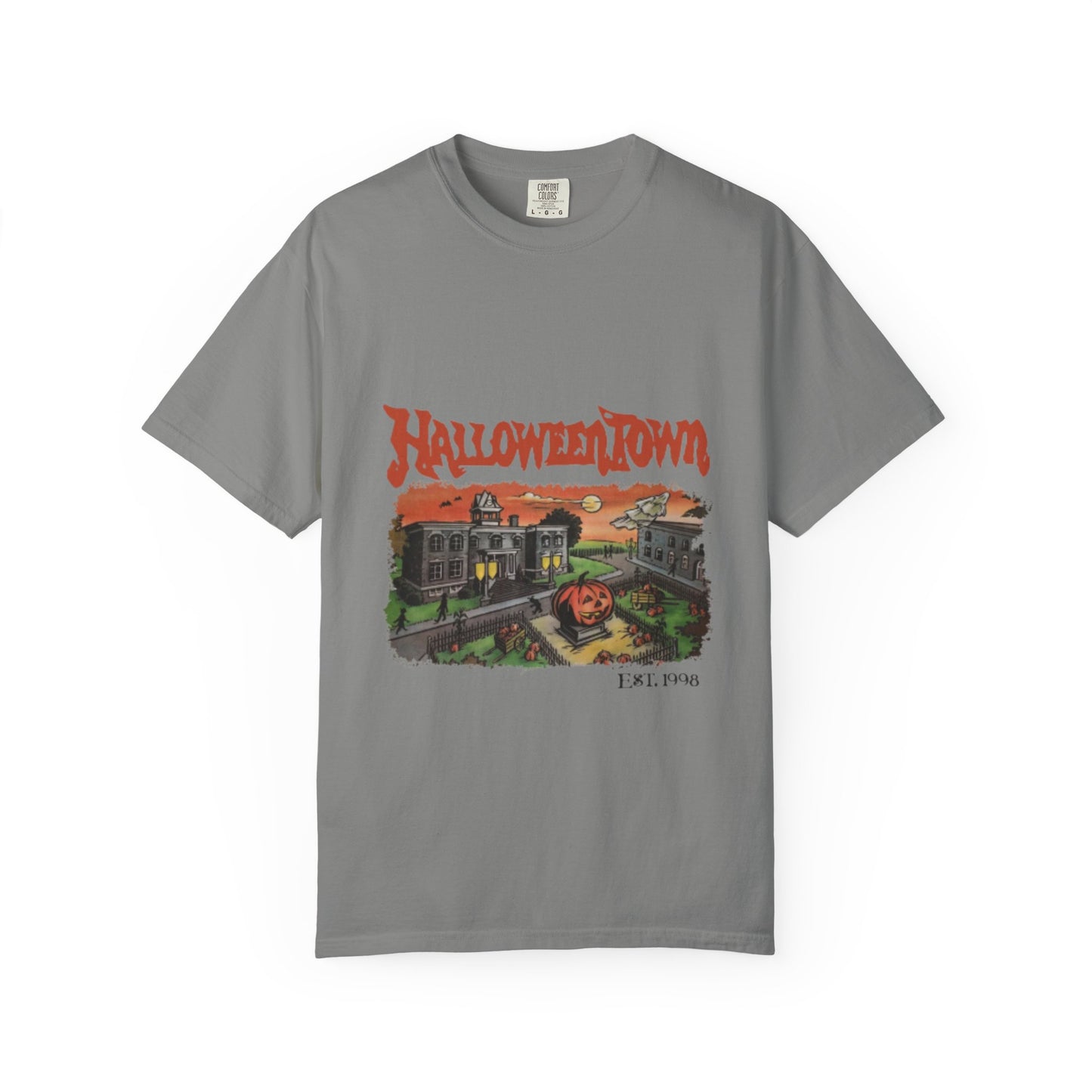 Retro Halloween Town T-Shirt, Spooky Tee, Fall Apparel, Halloween Gift, Casual Wear, Movie Merch