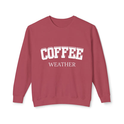Coffee Weather Crewneck Sweatshirt - Cozy Fall Comfort Colors