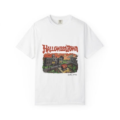 Retro Halloween Town T-Shirt, Spooky Tee, Fall Apparel, Halloween Gift, Casual Wear, Movie Merch