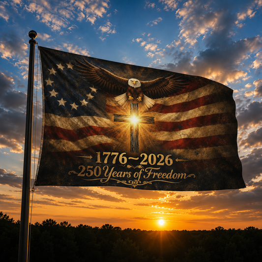 250 Years of Freedom Patriotic Flag 1776