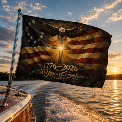 250 Years of Freedom Patriotic Flag 1776