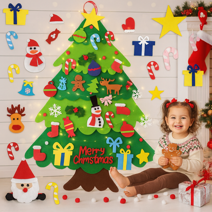 Felt Christmas Tree for Toddlers
