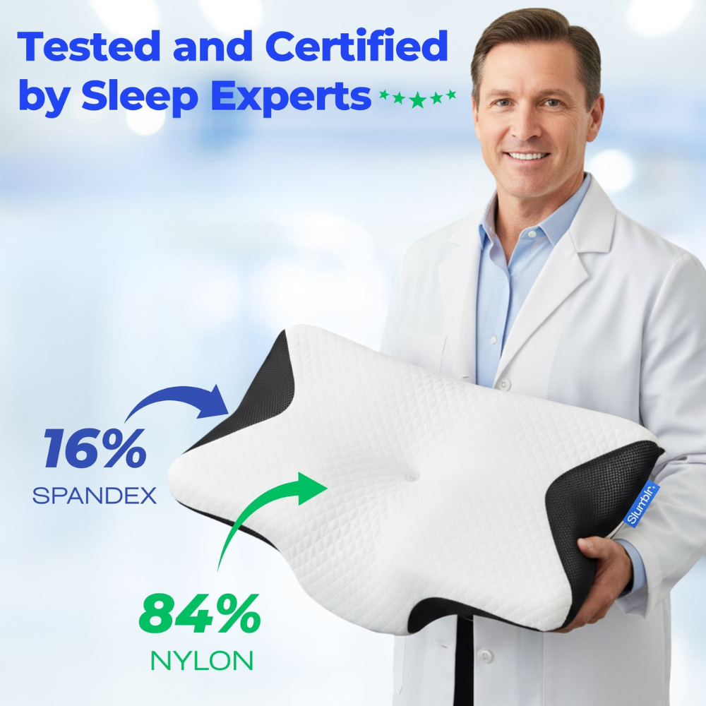 AlignRest™ Ergonomic Pillow – Neck, Back & Shoulder Support