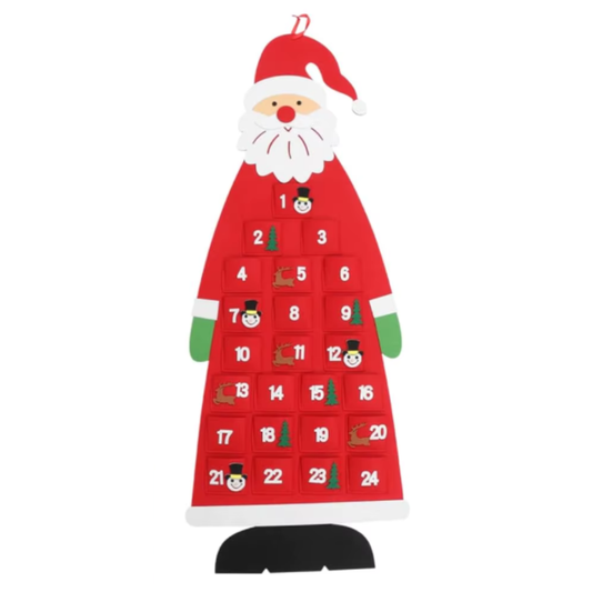 Large Felt Santa Advent Calendar