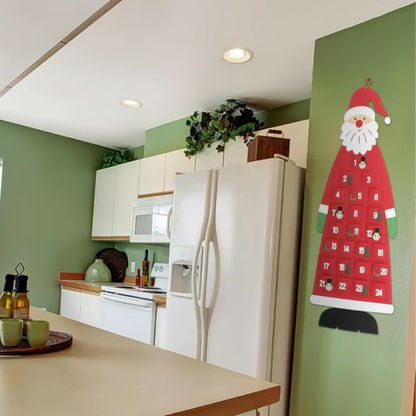 Large Felt Santa Advent Calendar