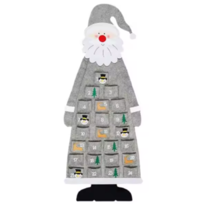 Large Felt Santa Advent Calendar