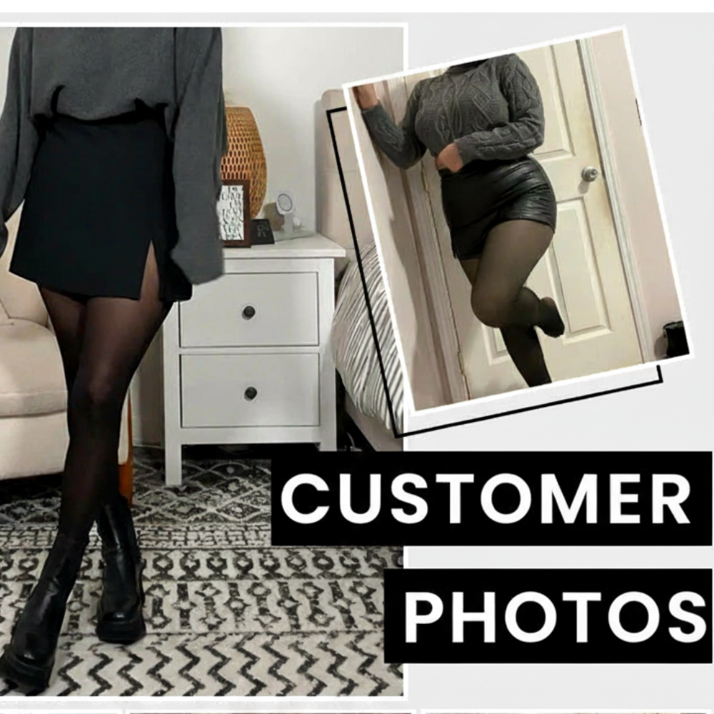 Warm Fleece Sheer Tights