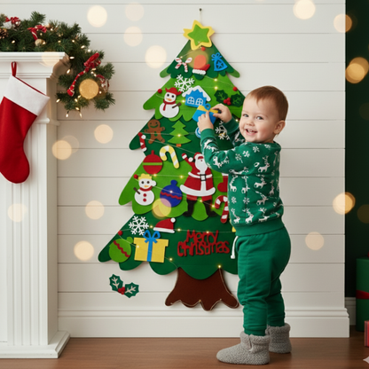 Felt Christmas Tree for Toddlers