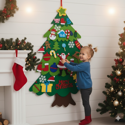 Felt Christmas Tree for Toddlers