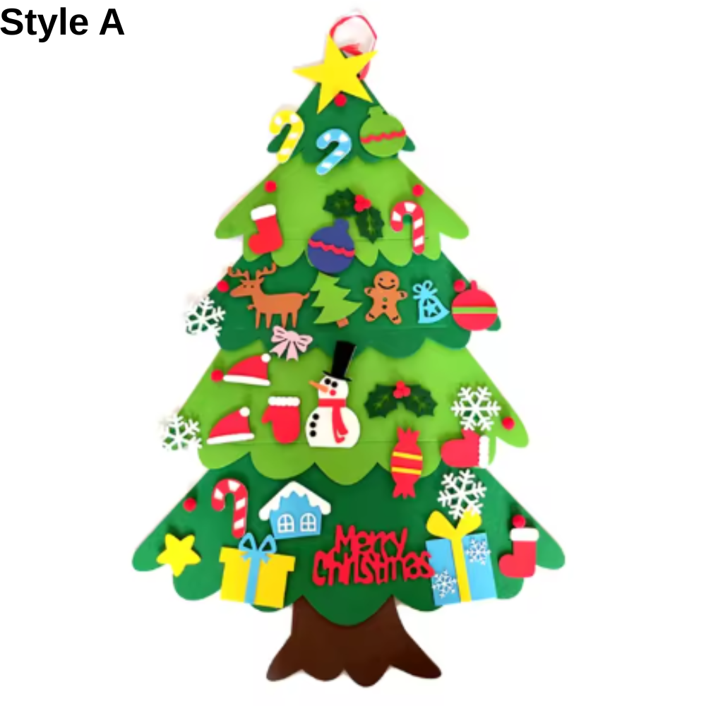 Felt Christmas Tree for Toddlers