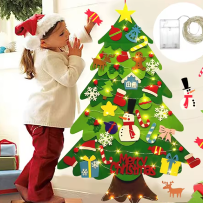 Felt Christmas Tree for Toddlers