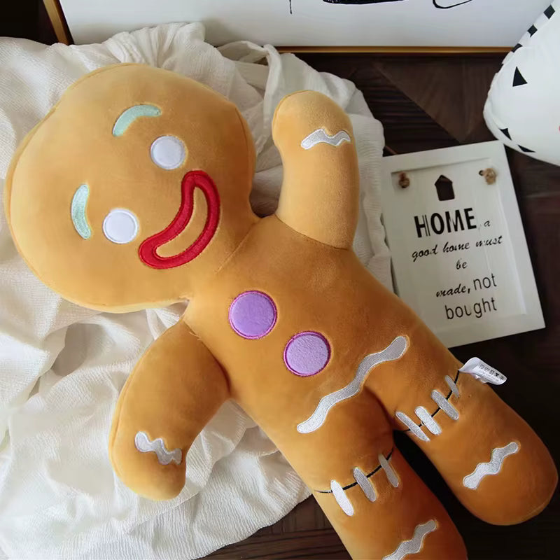 Plush Gingerbread Man Pillow