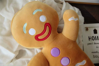 Plush Gingerbread Man Pillow