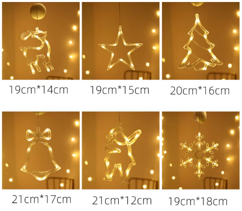 Christmas LED Window Hanging Light