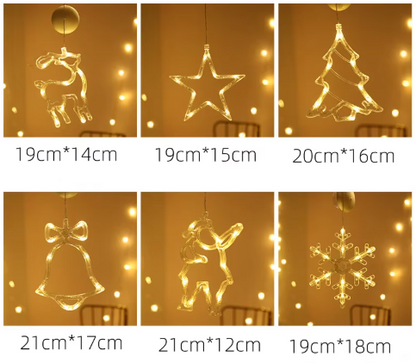 Christmas LED Window Hanging Light