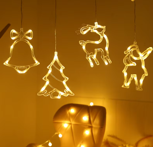 Christmas LED Window Hanging Light