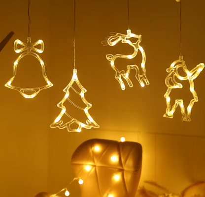 Christmas LED Window Hanging Light
