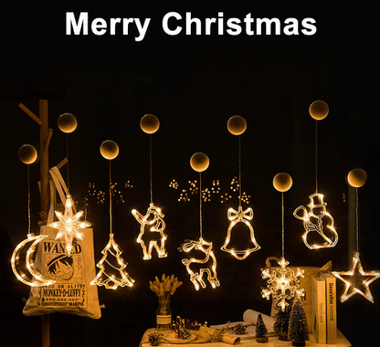 Christmas LED Window Hanging Light