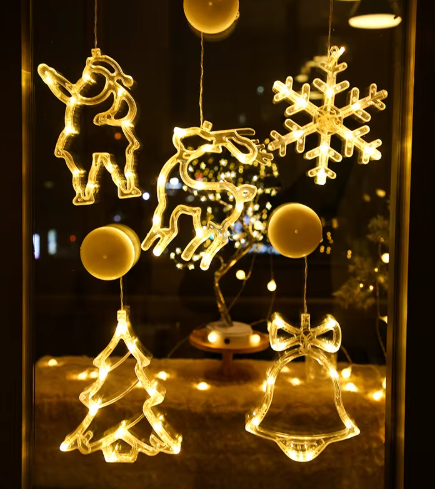 Christmas LED Window Hanging Light