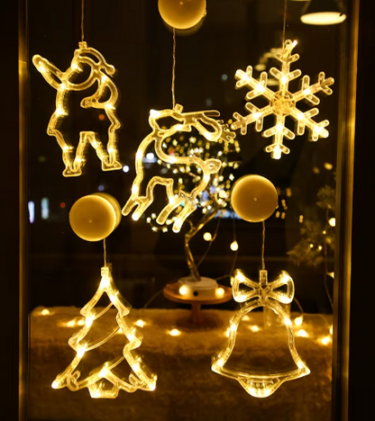 Christmas LED Window Hanging Light