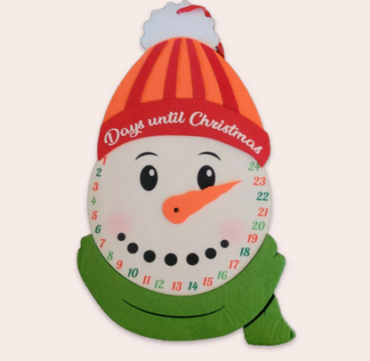 Felt Snowman Christmas Countdown
