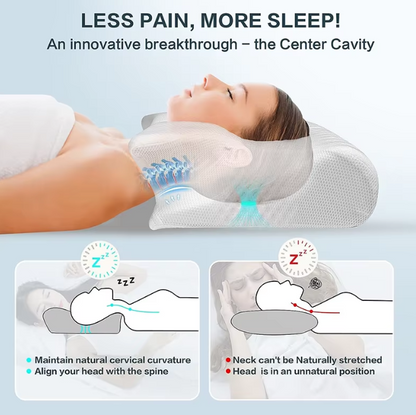 AlignRest™ Ergonomic Pillow – Neck, Back & Shoulder Support