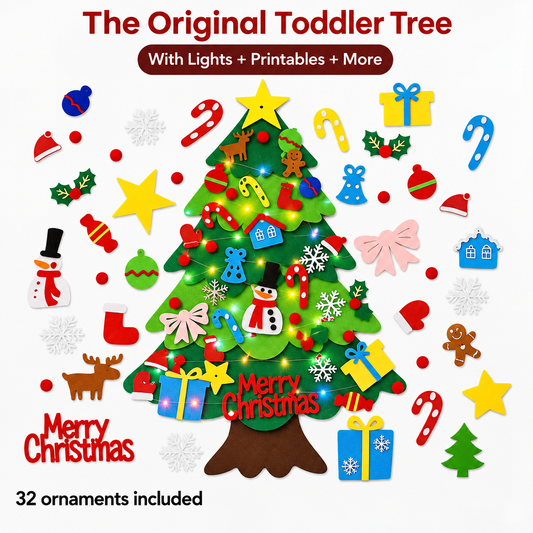 Felt Christmas Tree for Toddlers