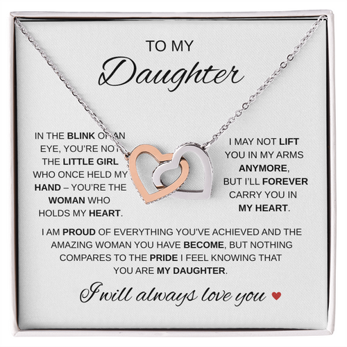 To My Daughter - Amazing Woman Gift Necklace