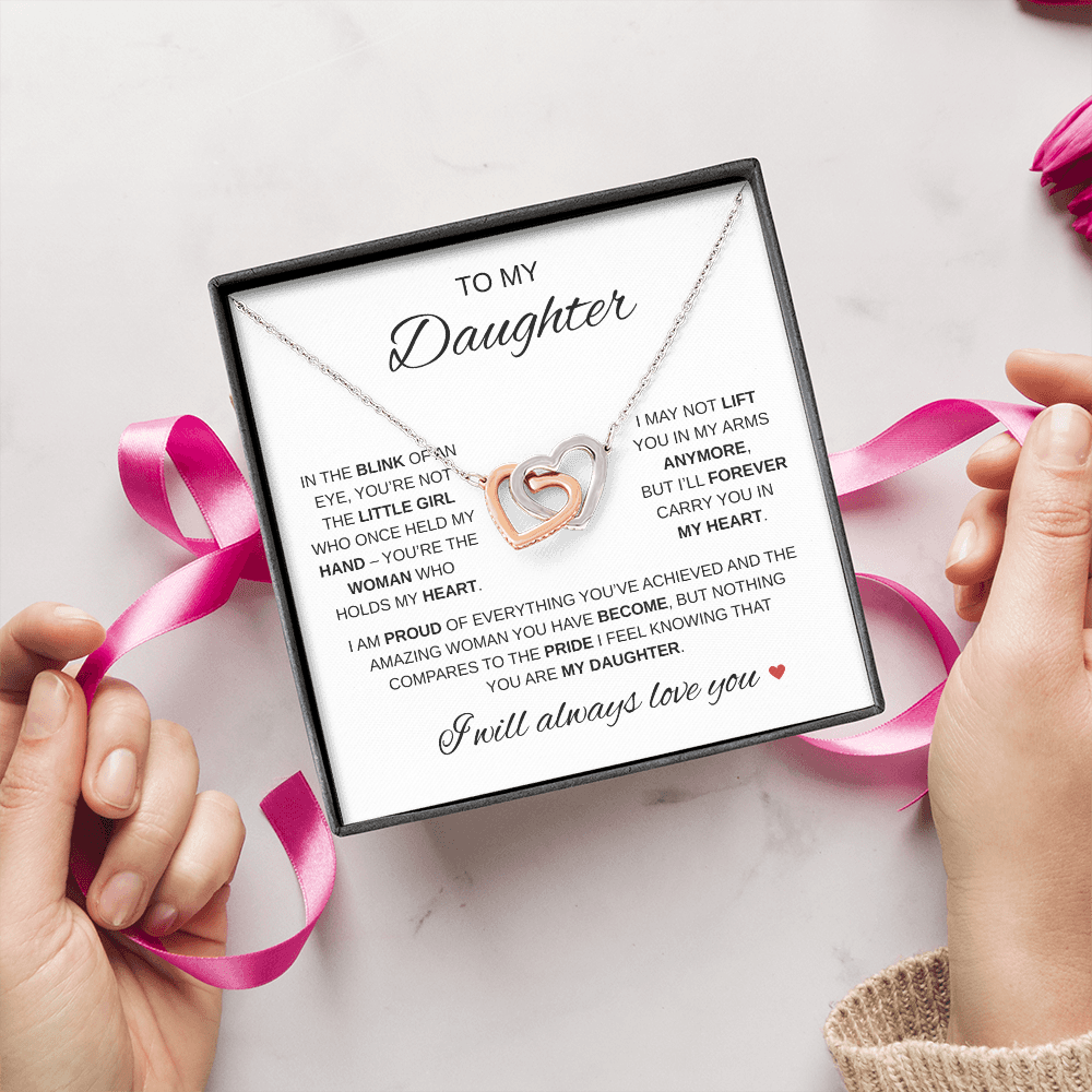 To My Daughter - Amazing Woman Gift Necklace