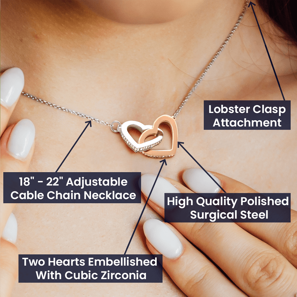 To My Daughter - Amazing Woman Gift Necklace