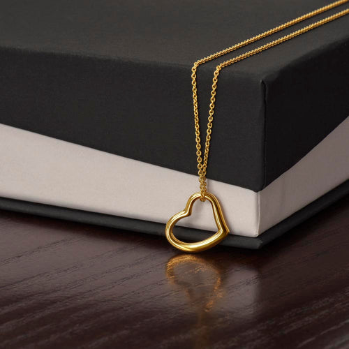 Elegant Open Heart Pendant Necklace – Timeless Everyday Jewelry Gift
