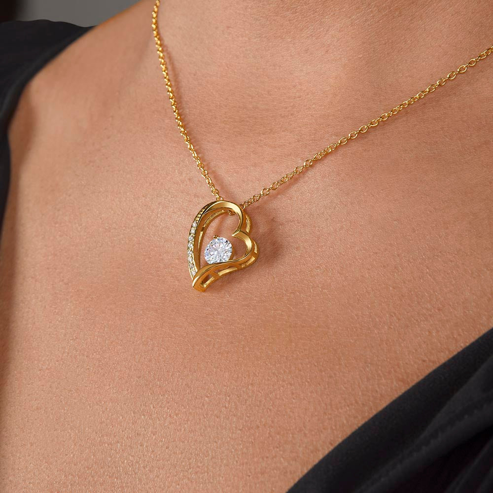 To My Beautiful Wife Gift Necklace