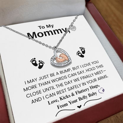 To My Mommy - New Mom Necklace Gift