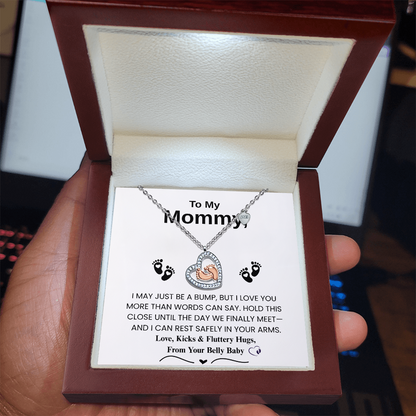 To My Mommy - New Mom Necklace Gift