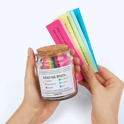 “Read Me When” Bible Verse Jar – Daily Faith & Encouragement